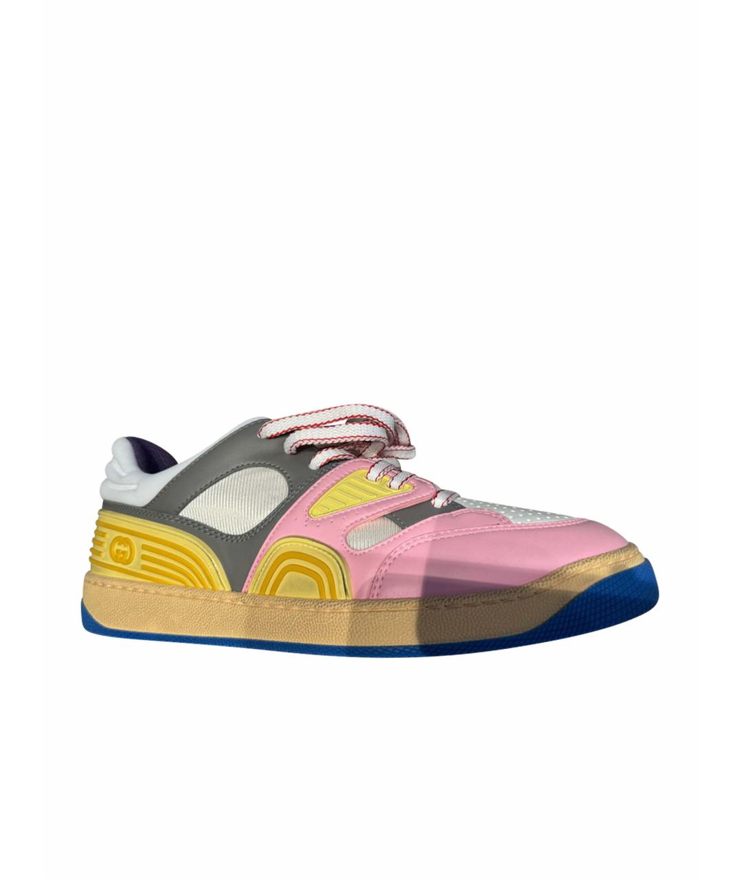 FENDI Бордовые кожаные босоножки, фото 7