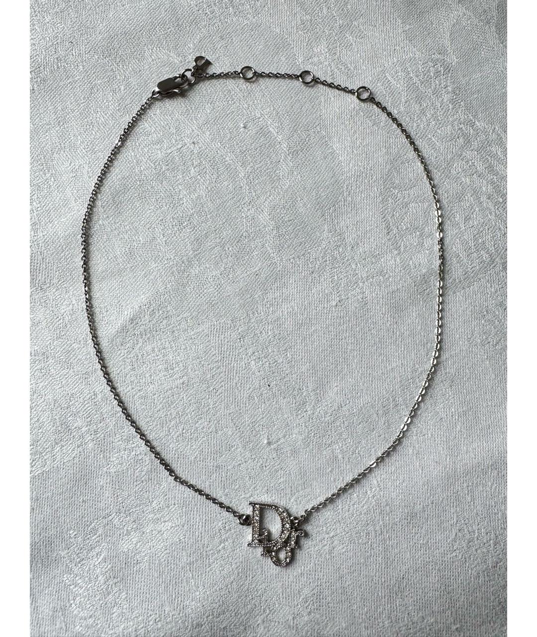 CHRISTIAN DIOR Серебряное колье, фото 6