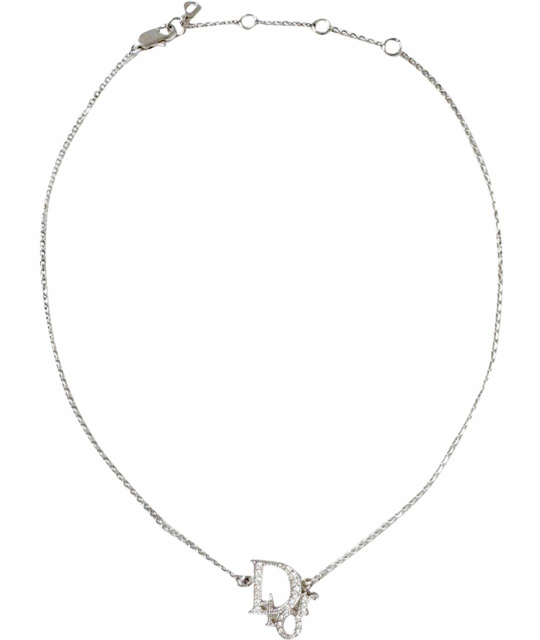 CHRISTIAN DIOR Серебряное колье, фото 1