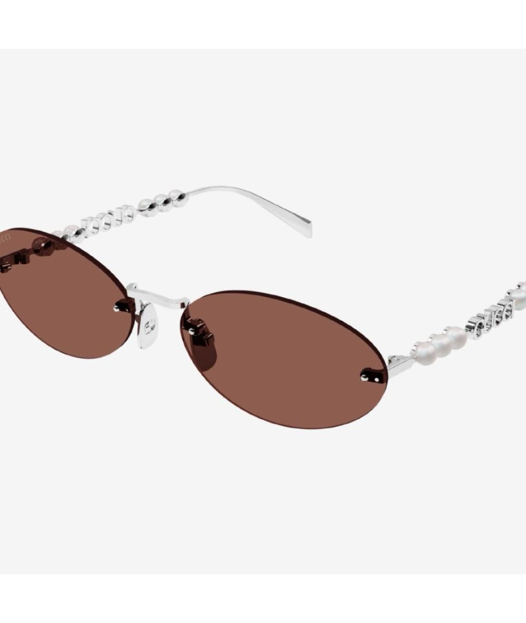GUCCI Металлические солнцезащитные очки, фото 2