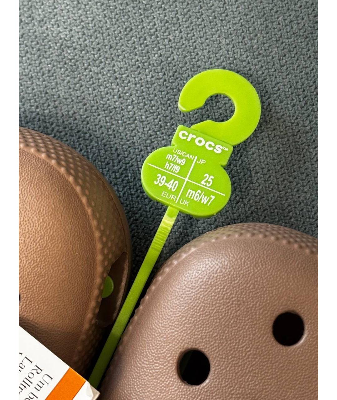 CROCS Коричневые сабо, фото 8