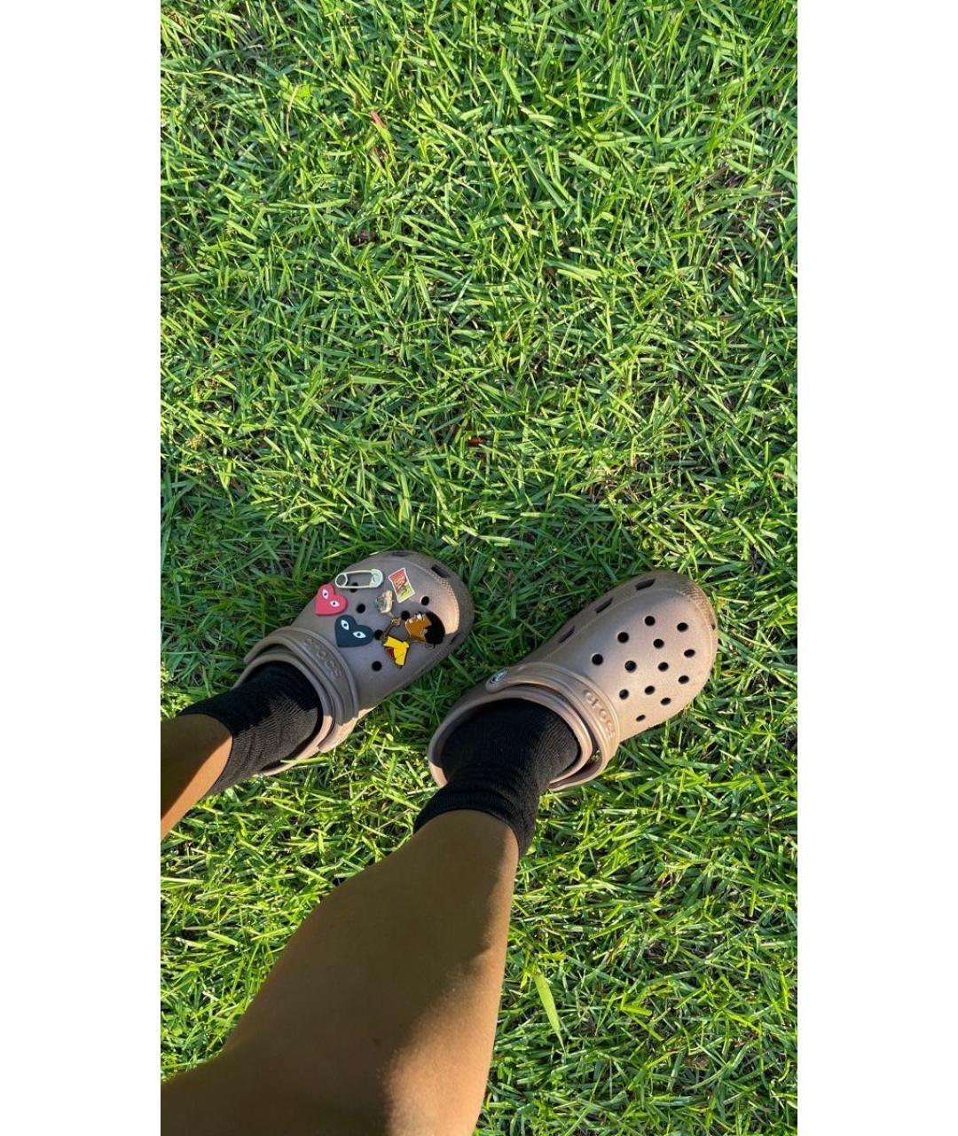 CROCS Коричневые сабо, фото 4