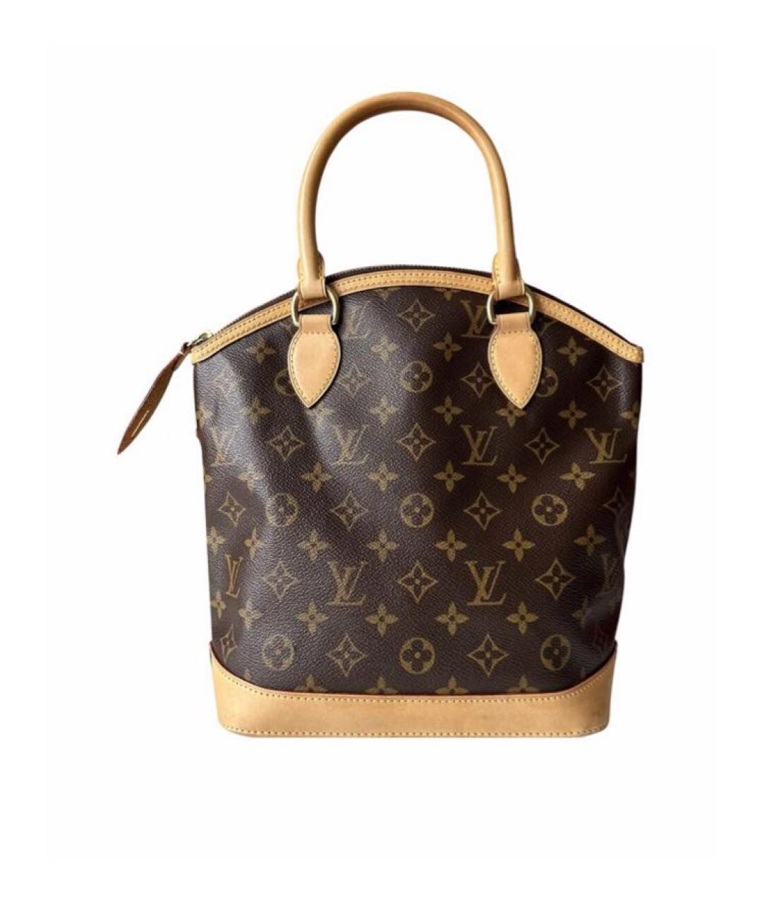 LOUIS VUITTON Коричневая сумка с короткими ручками, фото 1