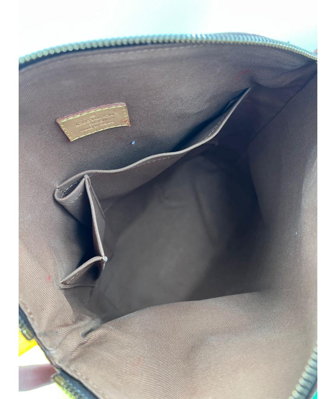 LOUIS VUITTON Коричневая сумка с короткими ручками, фото 6