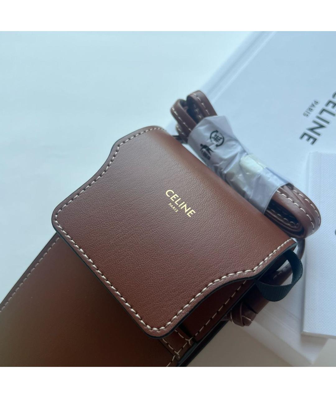 CELINE Золотые металлические солнцезащитные очки, фото 6