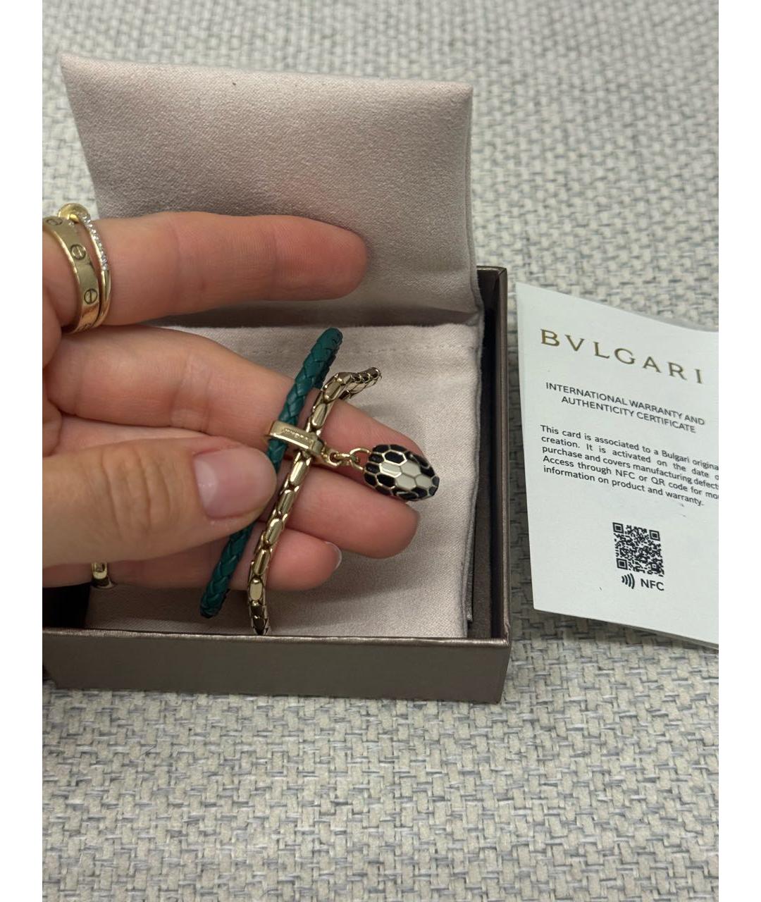 BVLGARI Зеленый браслет, фото 3