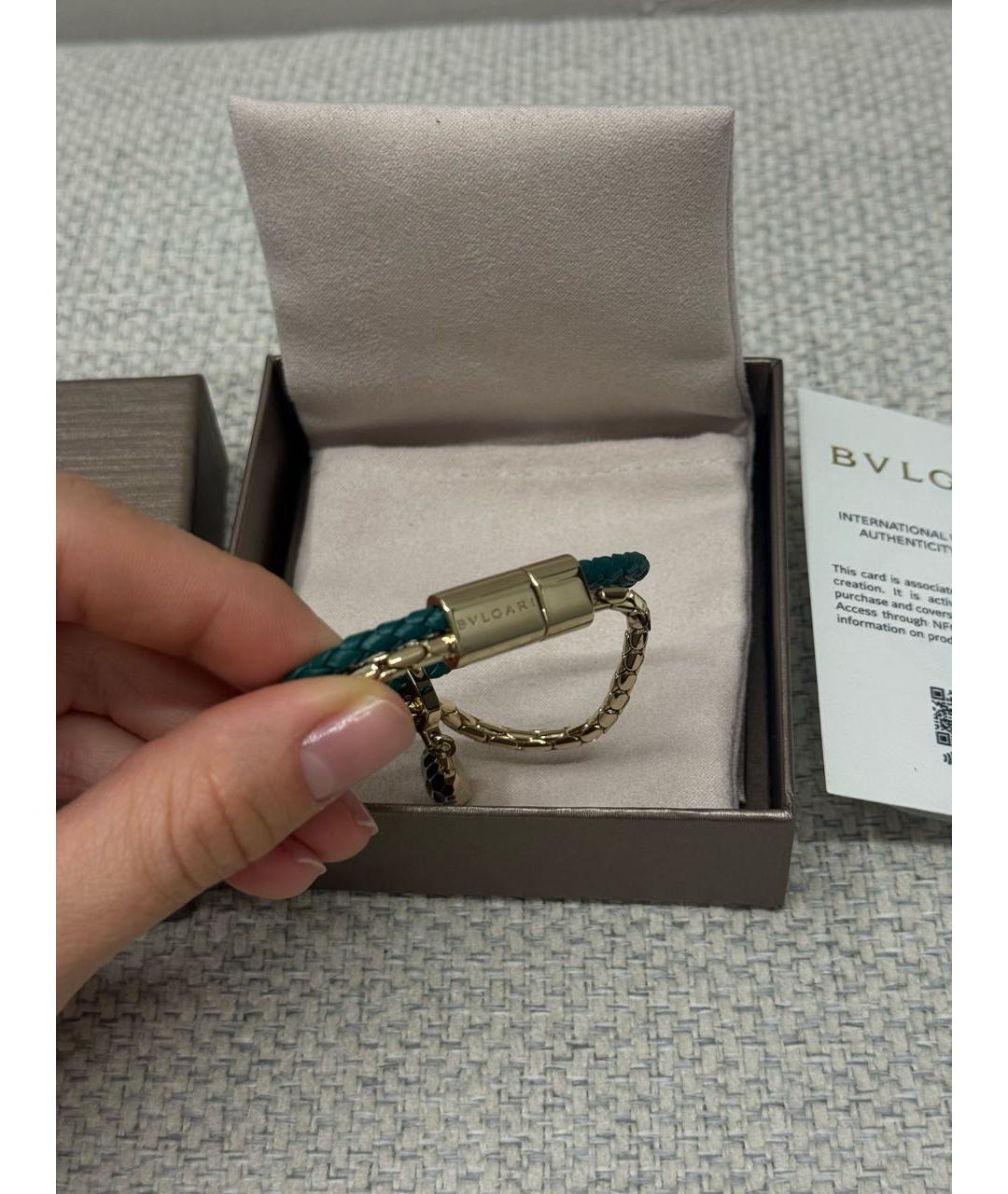 BVLGARI Зеленый браслет, фото 5