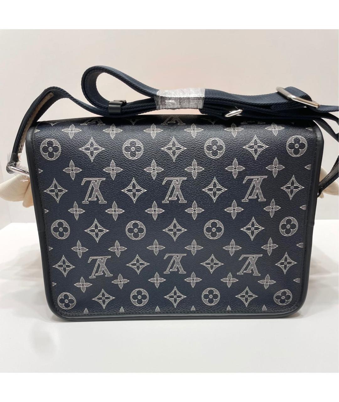 LOUIS VUITTON Антрацитовая сумка на плечо, фото 3