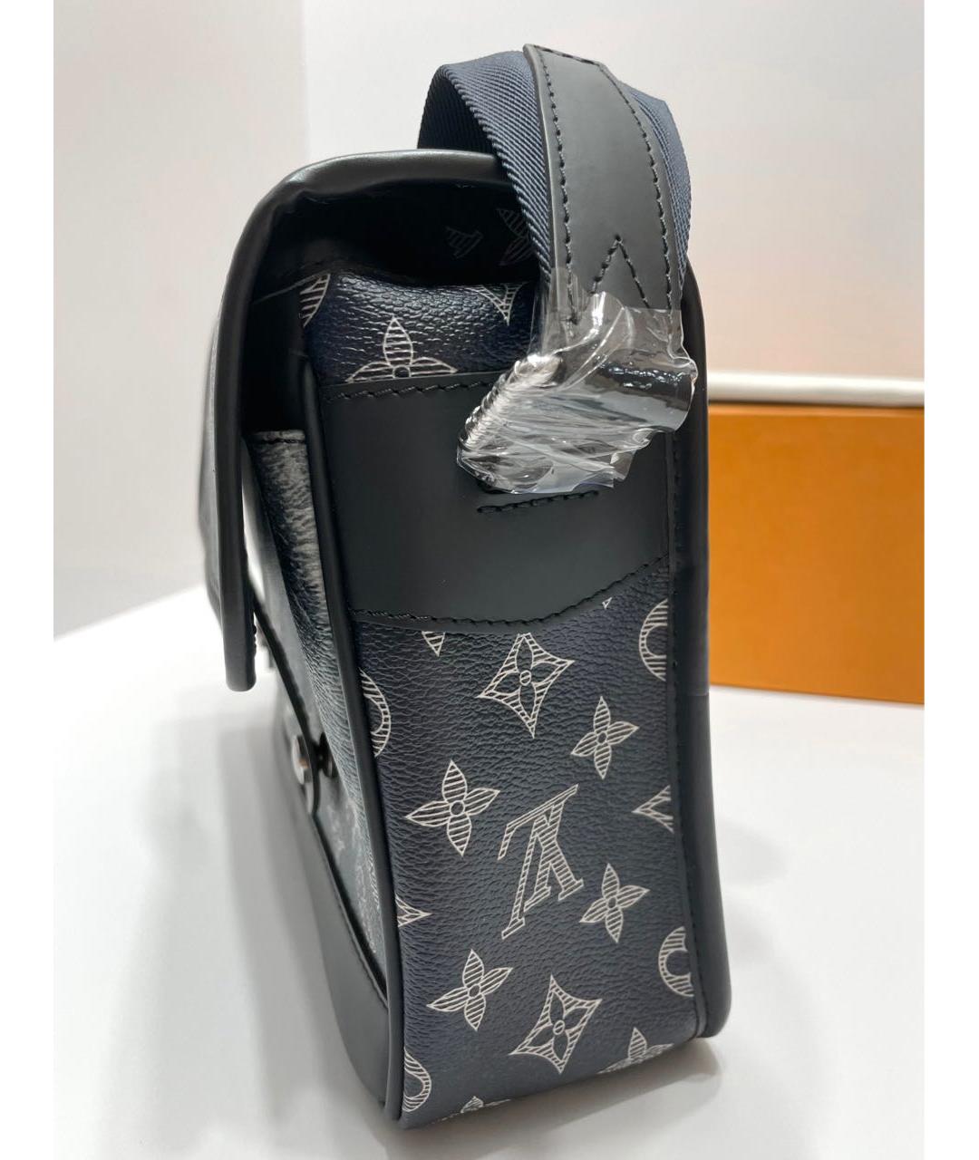 LOUIS VUITTON Антрацитовая сумка на плечо, фото 7
