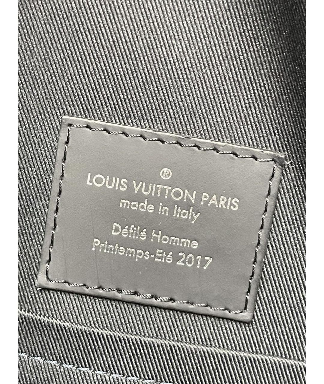 LOUIS VUITTON Антрацитовая сумка на плечо, фото 8