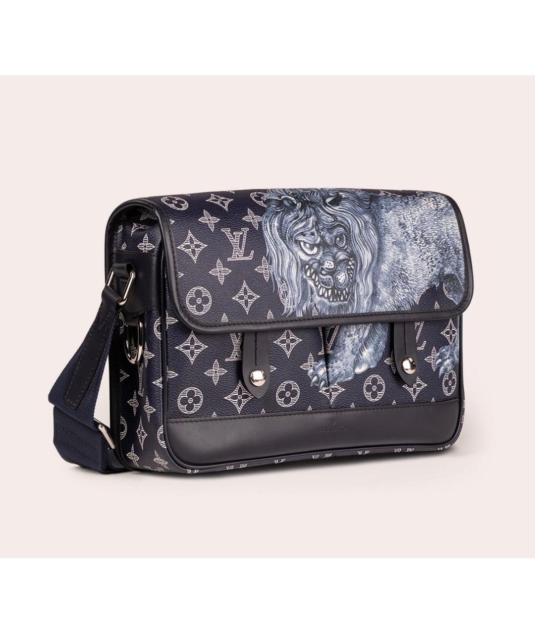 LOUIS VUITTON Антрацитовая сумка на плечо, фото 9