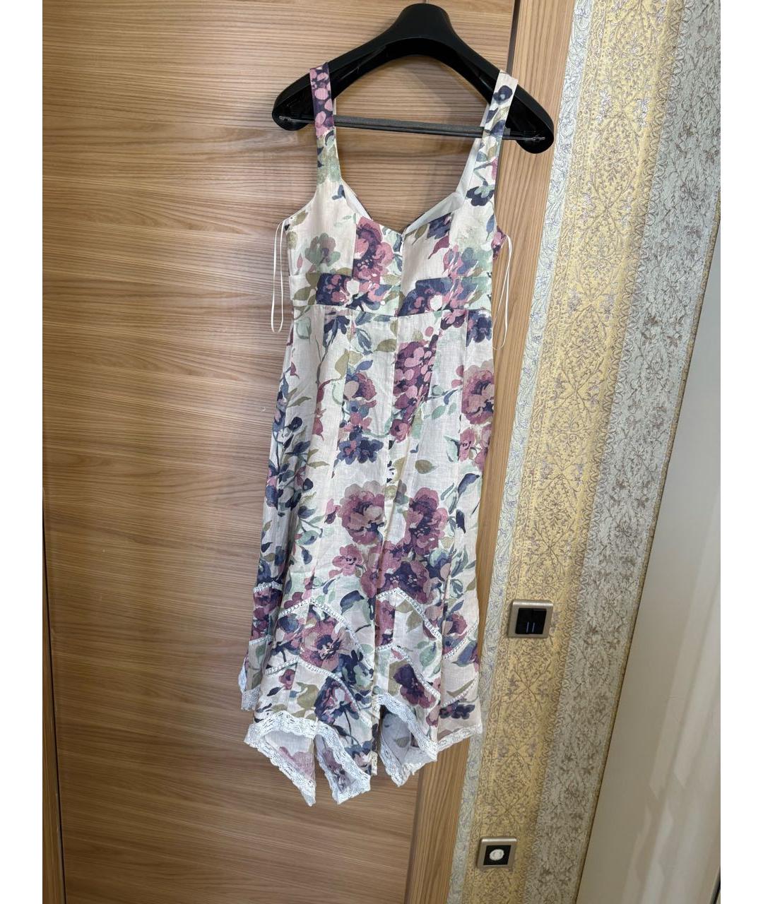 RALPH LAUREN Мульти хлопковое повседневное платье, фото 3