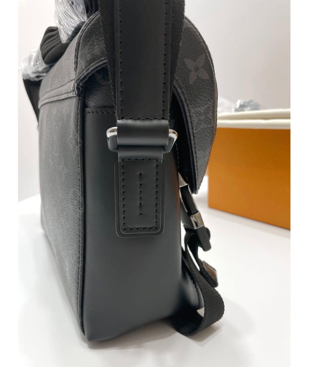 LOUIS VUITTON Антрацитовая сумка на плечо, фото 7