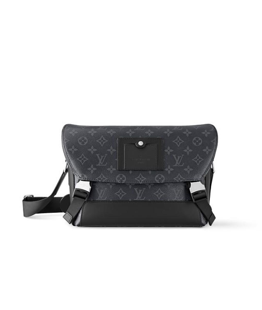 LOUIS VUITTON Антрацитовая сумка на плечо, фото 9