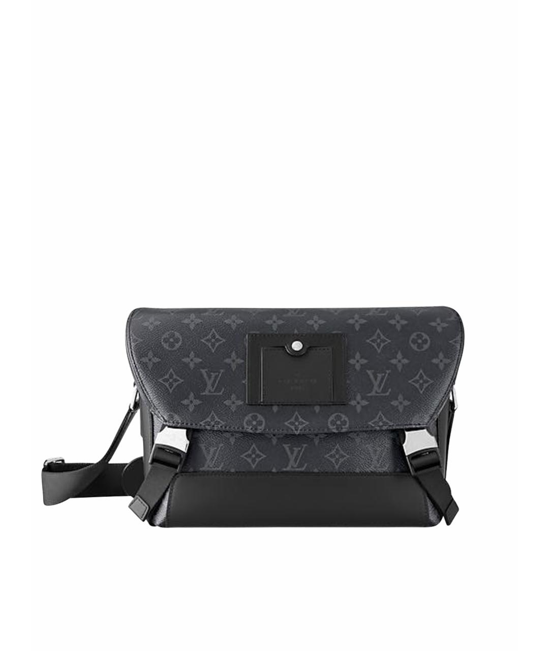 LOUIS VUITTON Антрацитовая сумка на плечо, фото 1