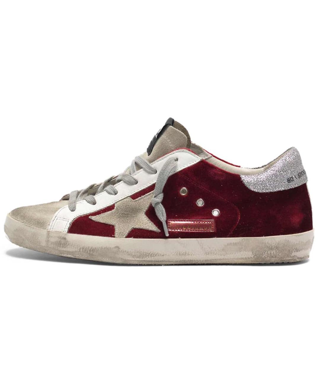 GOLDEN GOOSE DELUXE BRAND Красные кеды, фото 2
