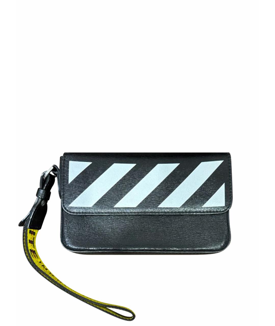 OFF-WHITE Черная барсетка, фото 1