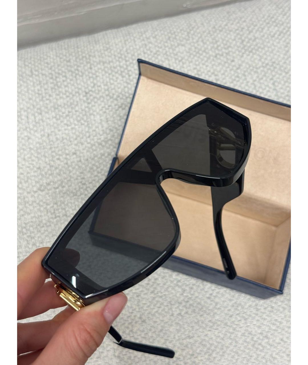 LOUIS VUITTON Черные пластиковые солнцезащитные очки, фото 2