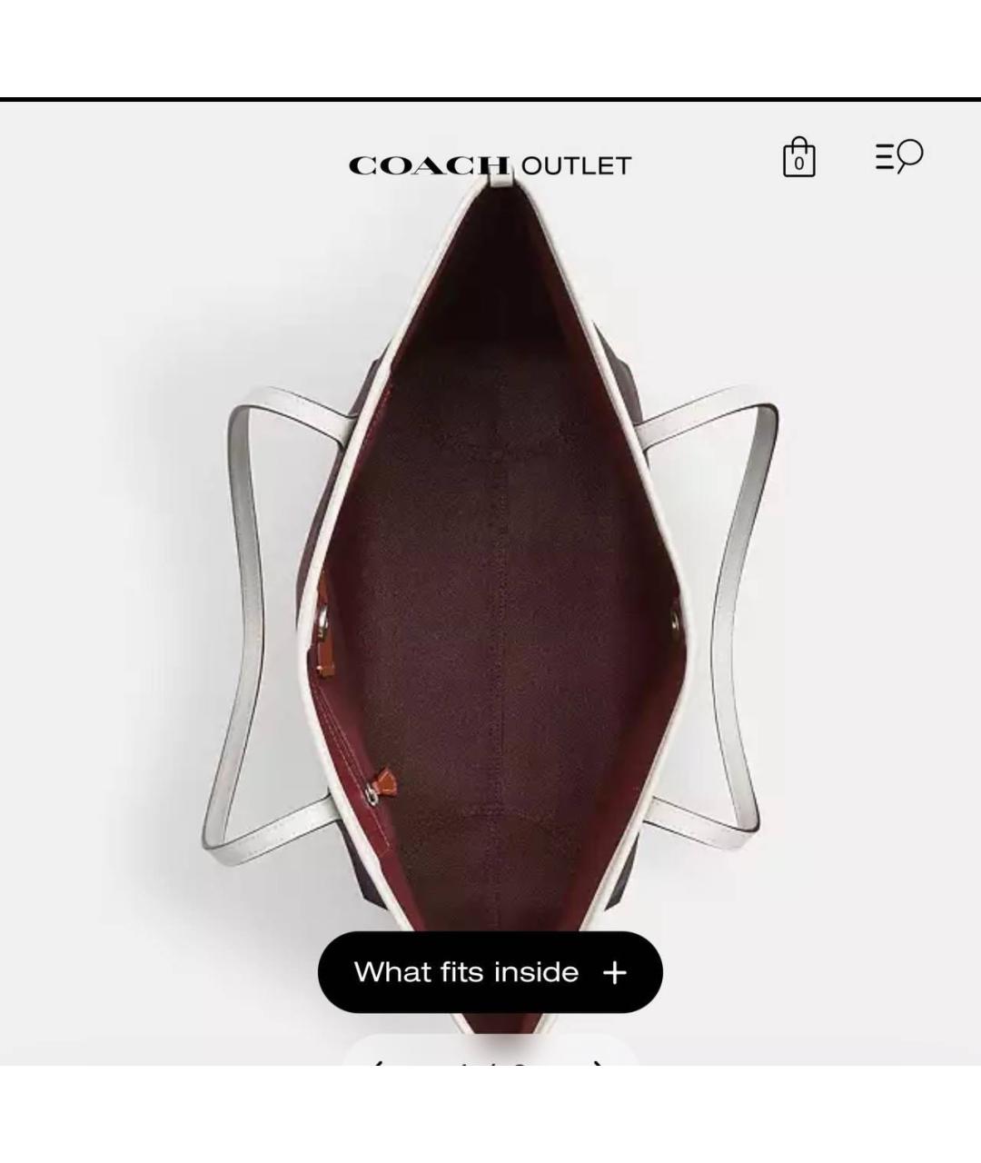 COACH Коричневая кожаная сумка тоут, фото 2