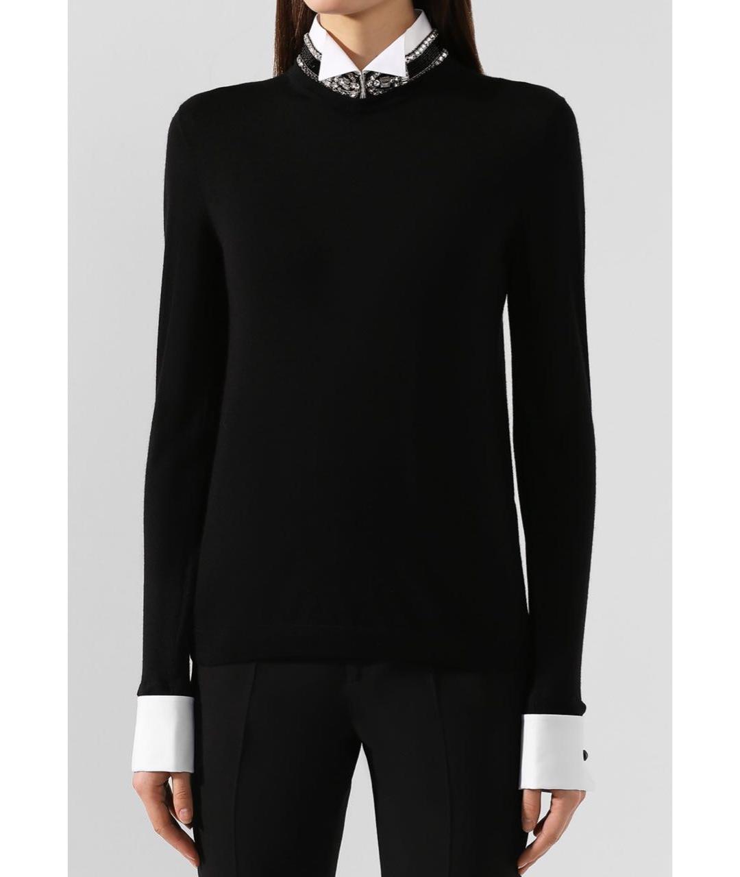 RALPH LAUREN COLLECTION Черный кашемировый джемпер / свитер, фото 6