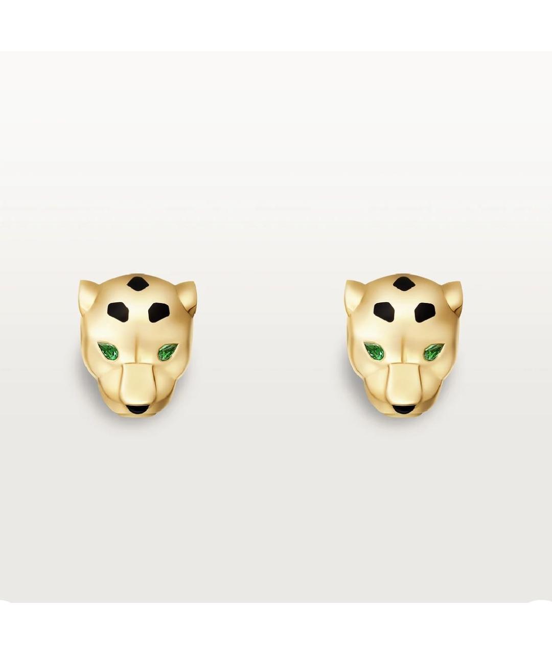 CARTIER Золотые серьги из желтого золота, фото 5