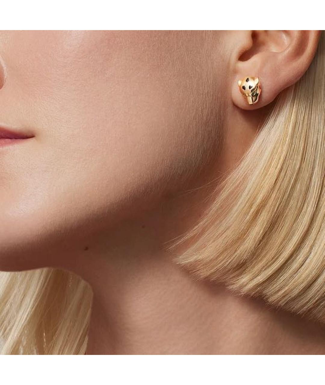 CARTIER Золотые серьги из желтого золота, фото 4