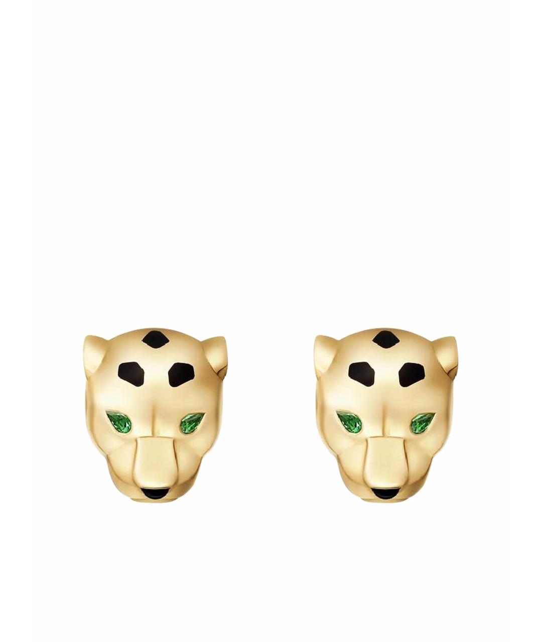 CARTIER Золотые серьги из желтого золота, фото 1