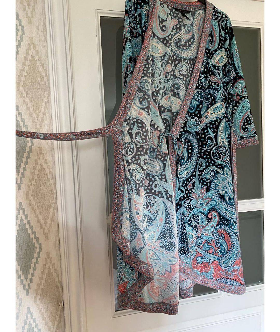 BCBG MAXAZRIA Голубое полиэстеровое коктейльное платье, фото 5