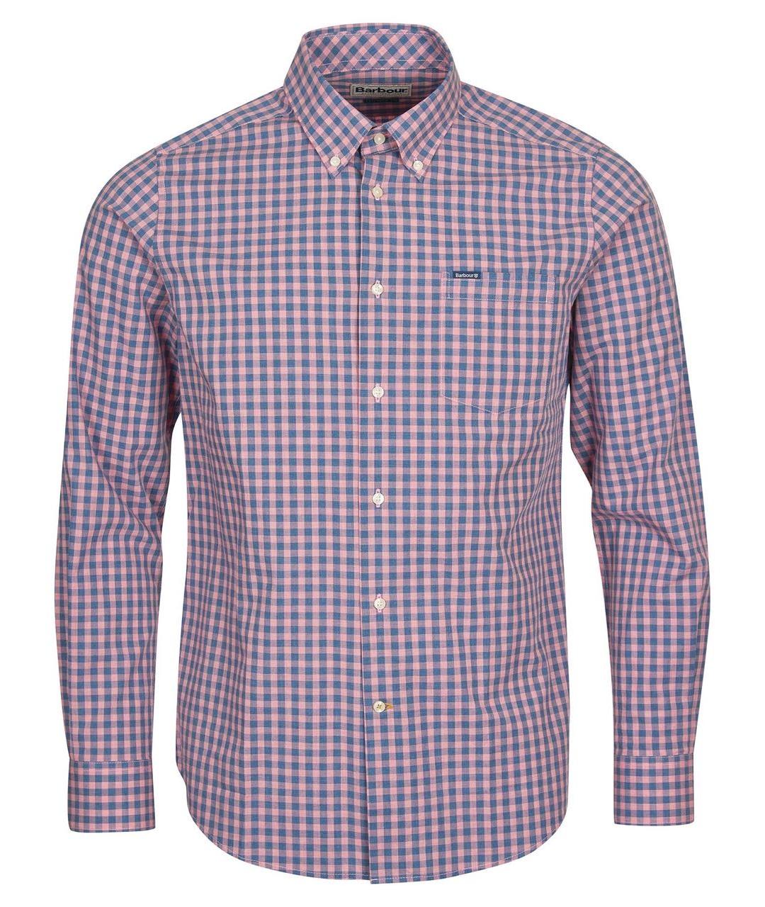 BARBOUR Фиолетовая хлопковая кэжуал рубашка, фото 1