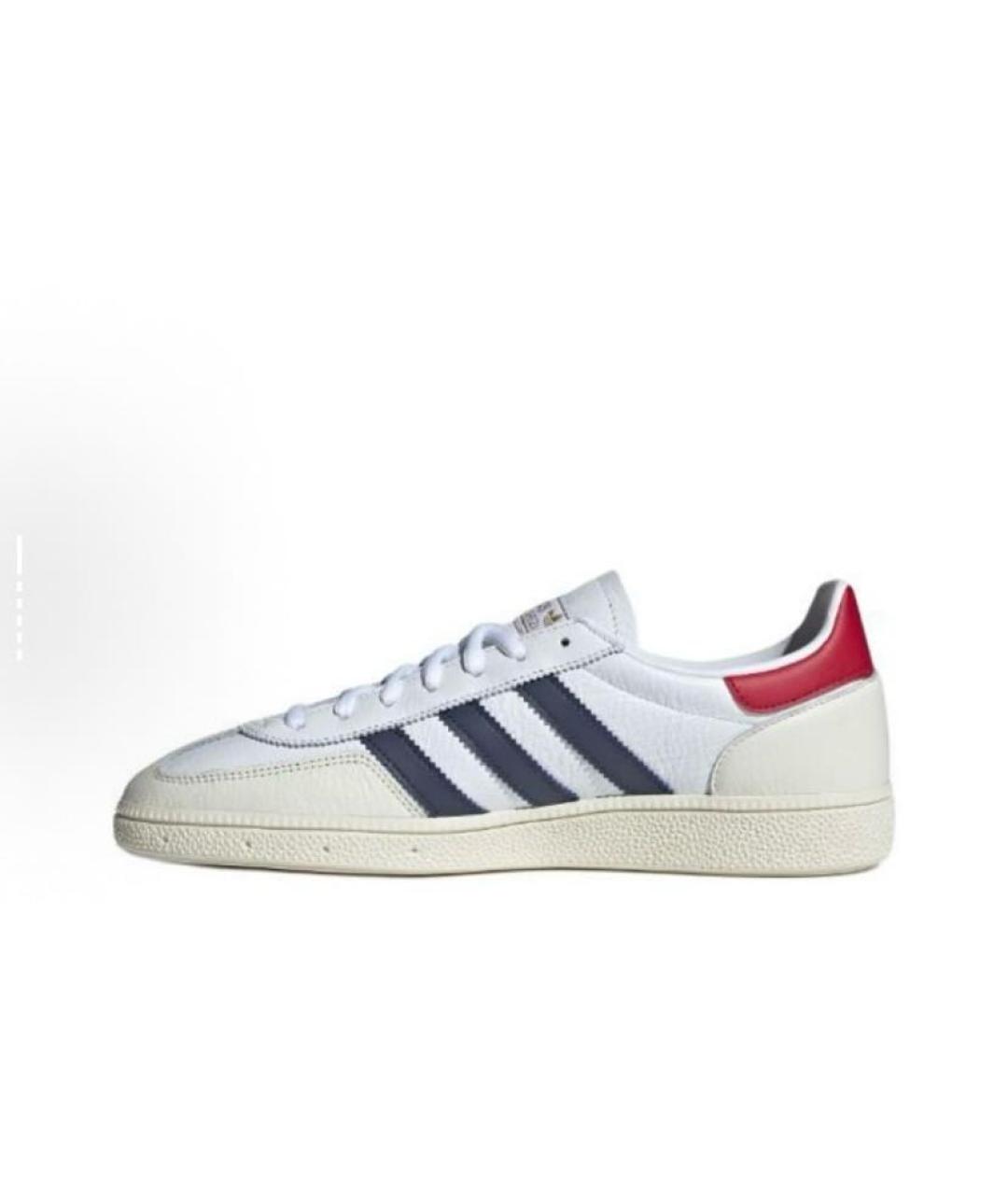 ADIDAS Белые кожаные низкие кроссовки / кеды, фото 4