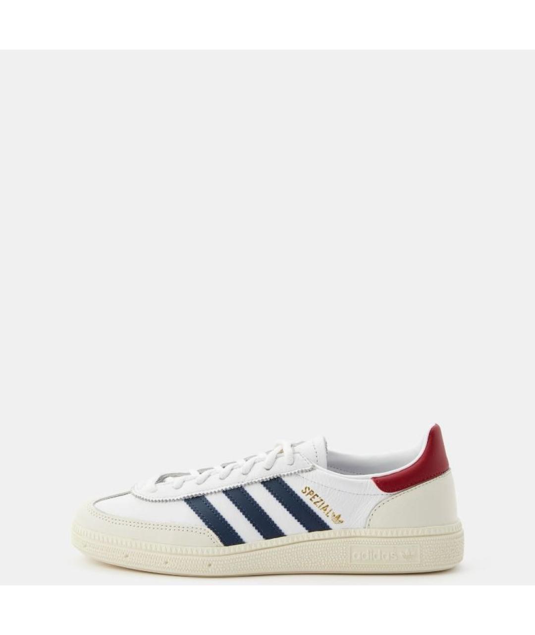 ADIDAS Белые кожаные низкие кроссовки / кеды, фото 2