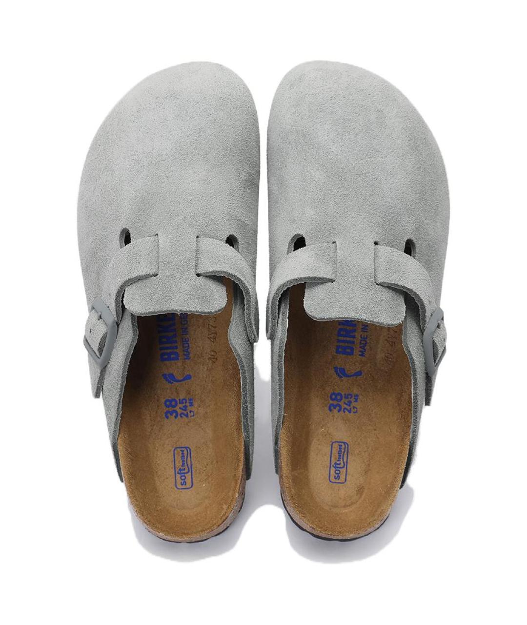 BIRKENSTOCK Серые сабо, фото 4