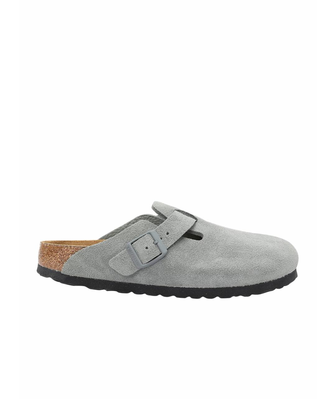 BIRKENSTOCK Серые сабо, фото 1