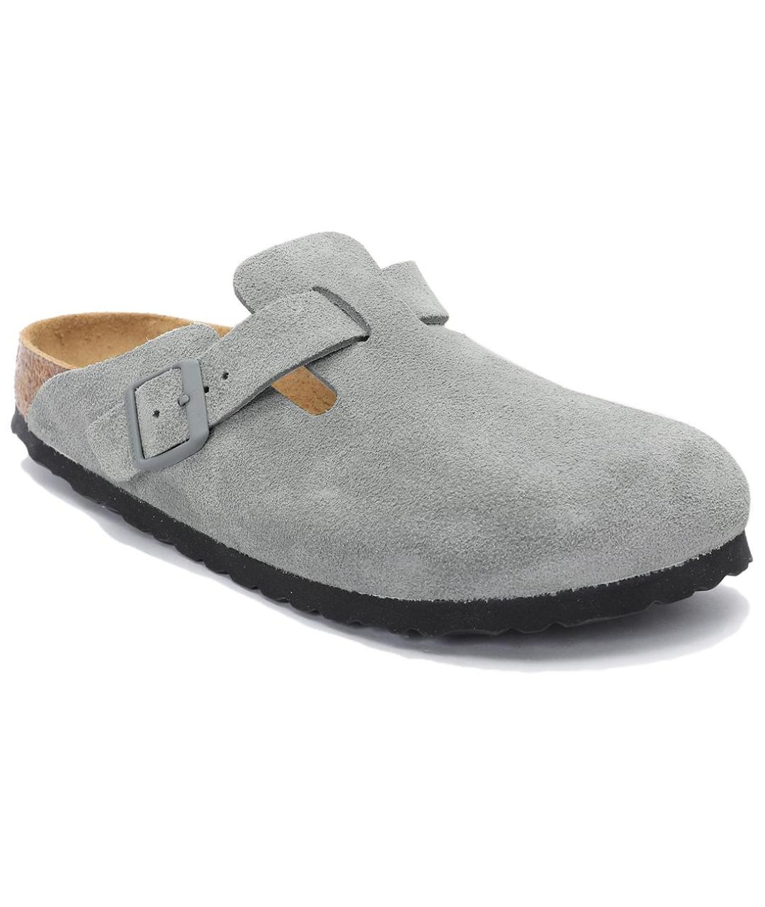 BIRKENSTOCK Серые сабо, фото 2