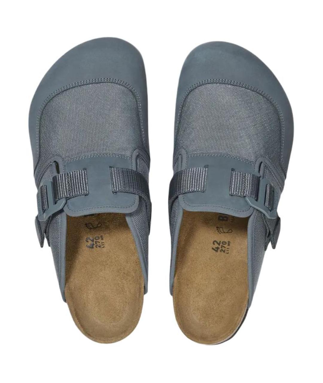 BIRKENSTOCK Темно-синие слипоны, фото 3