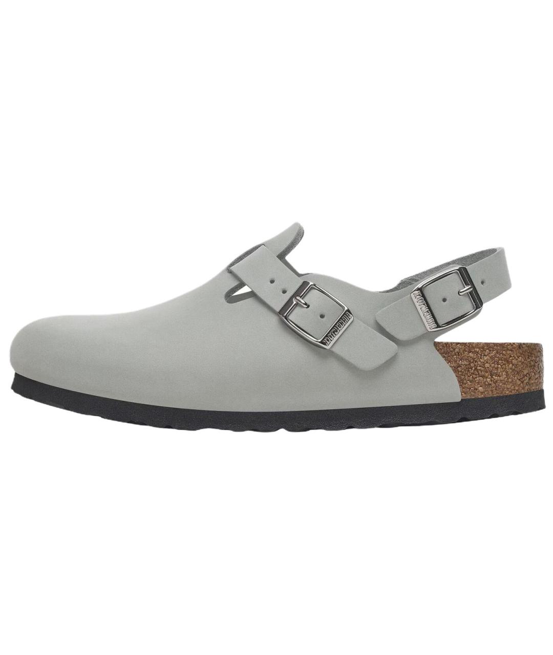BIRKENSTOCK Серые сабо, фото 2