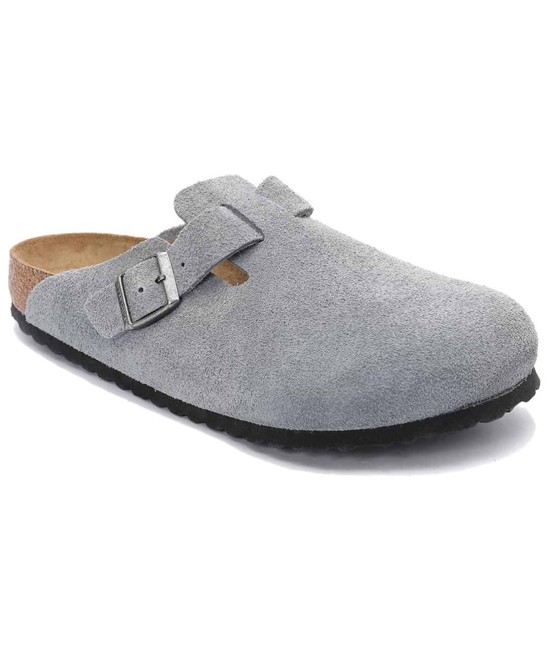 BIRKENSTOCK Серые сабо, фото 2
