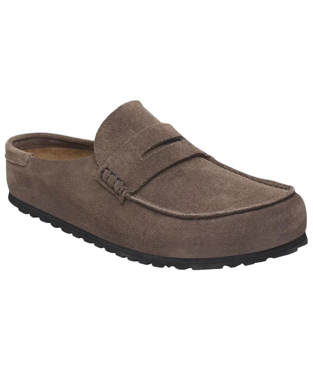 BIRKENSTOCK Серые замшевые лоферы, фото 2