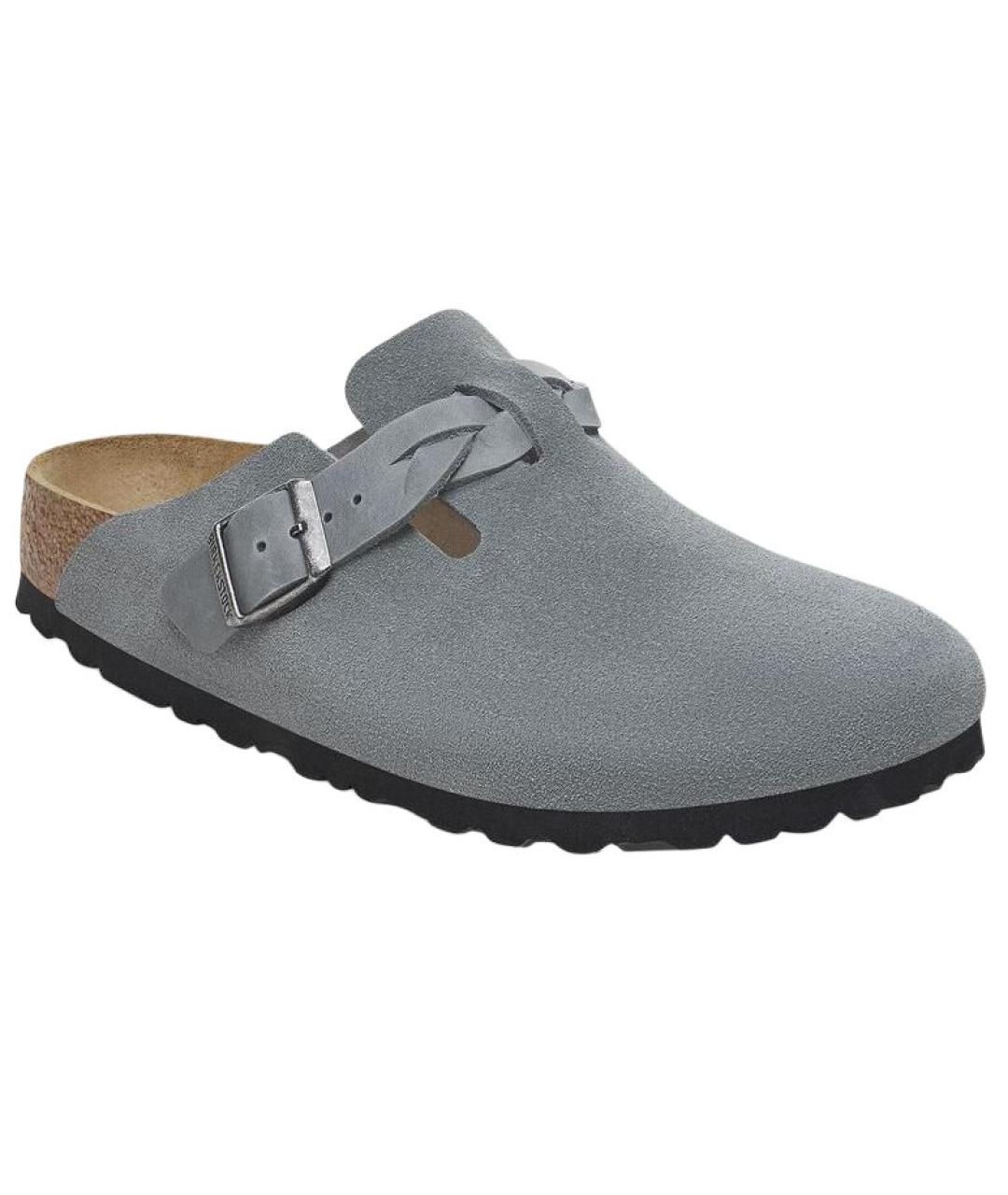 BIRKENSTOCK Серые сабо, фото 3