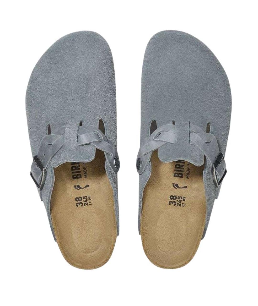 BIRKENSTOCK Серые сабо, фото 5