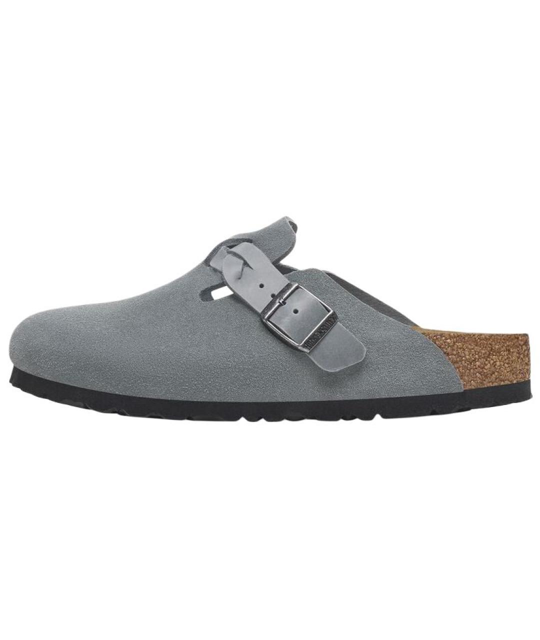 BIRKENSTOCK Серые сабо, фото 2