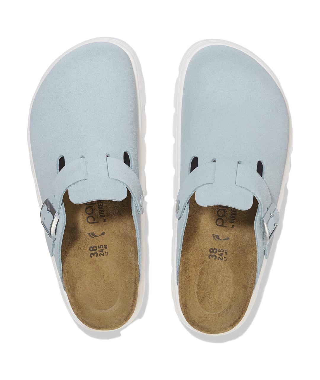 BIRKENSTOCK Голубые сабо, фото 4