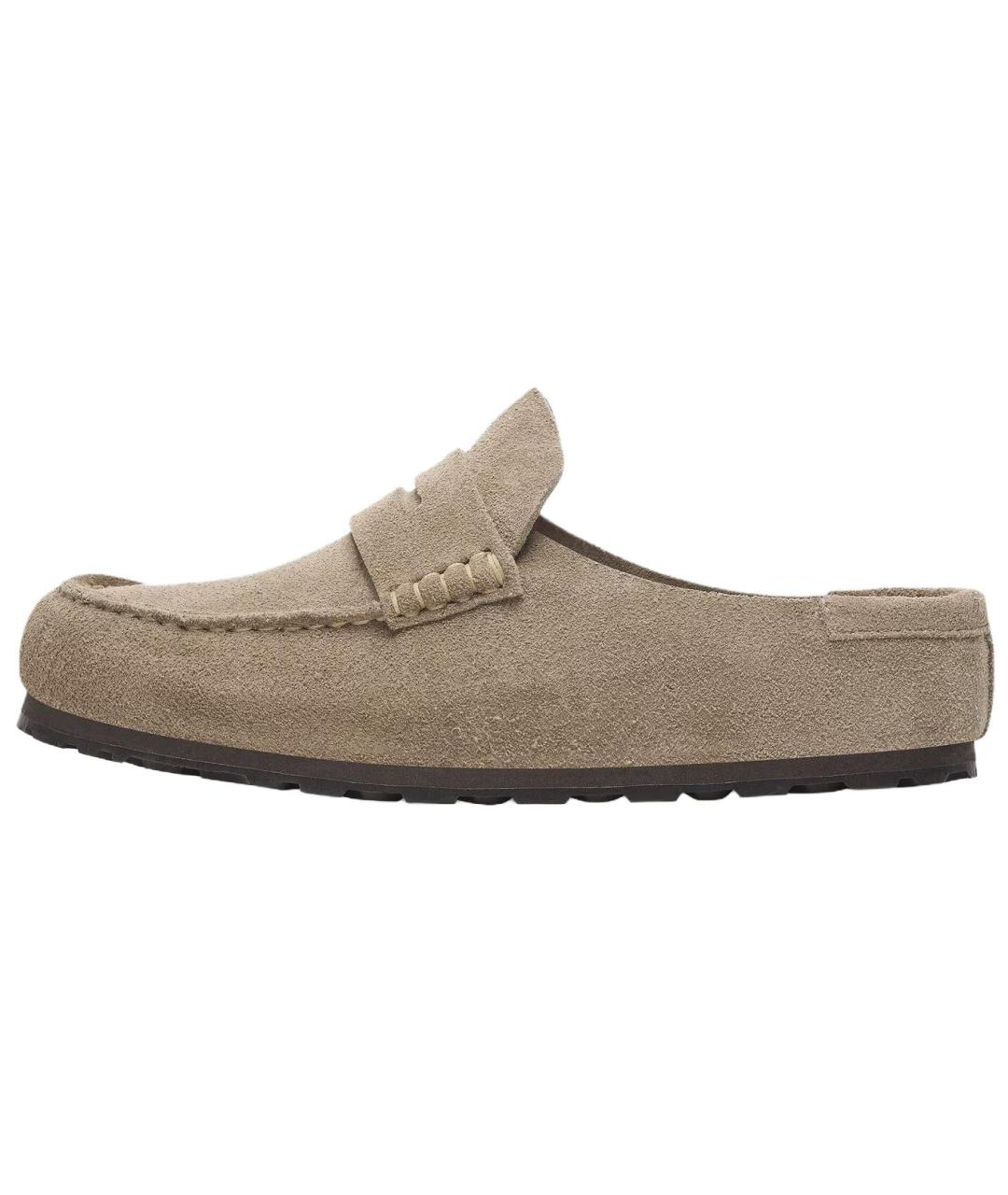BIRKENSTOCK Коричневые замшевые мюли, фото 6