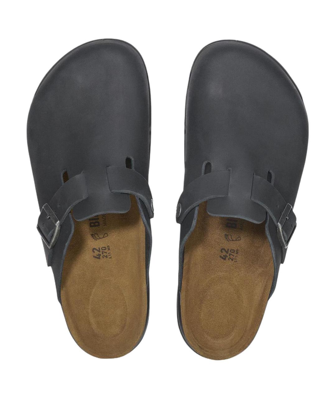 BIRKENSTOCK Черные слипоны, фото 4