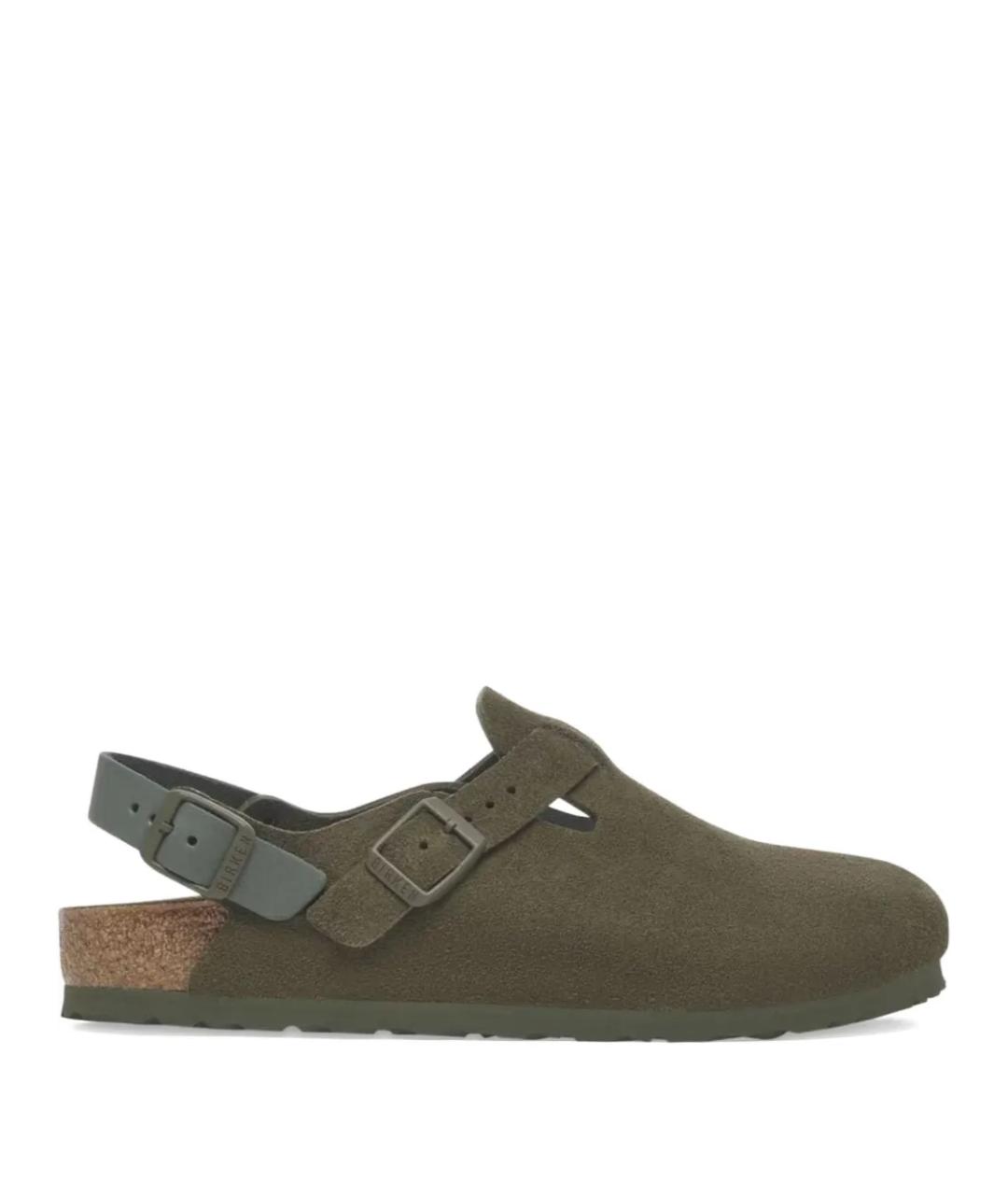 BIRKENSTOCK Зеленые сабо, фото 1