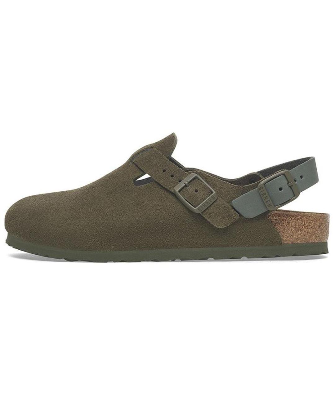 BIRKENSTOCK Зеленые сабо, фото 2