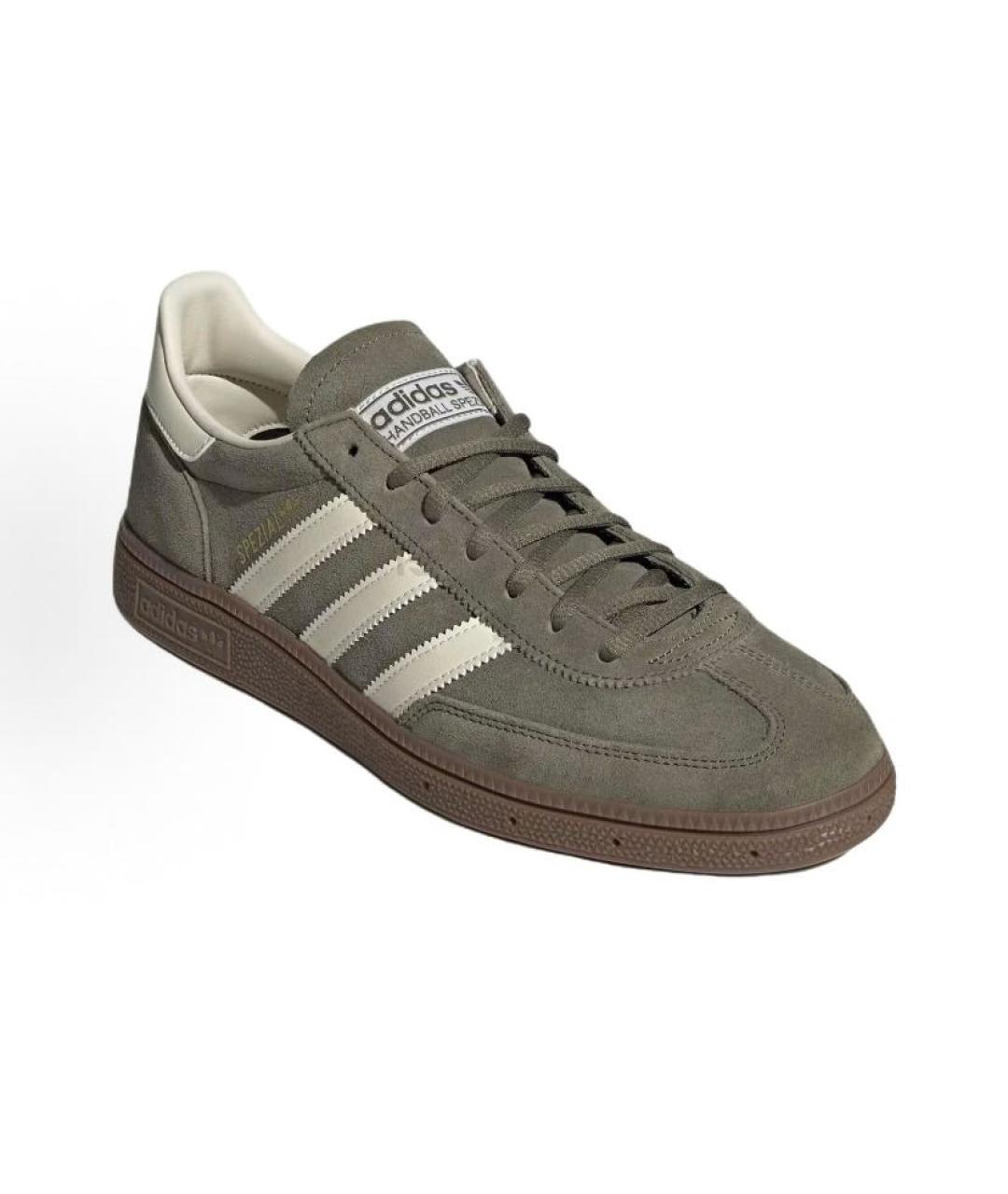 ADIDAS Хаки замшевые низкие кроссовки / кеды, фото 3