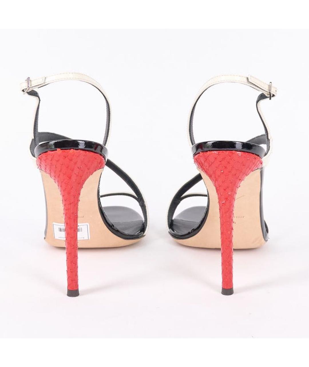 GIUSEPPE ZANOTTI DESIGN Мульти кожаные босоножки, фото 5