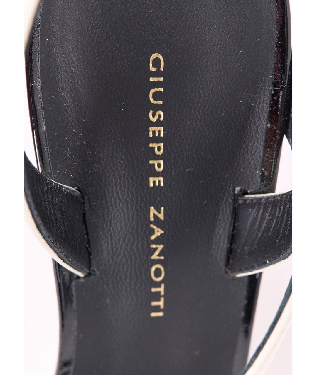GIUSEPPE ZANOTTI DESIGN Мульти кожаные босоножки, фото 4