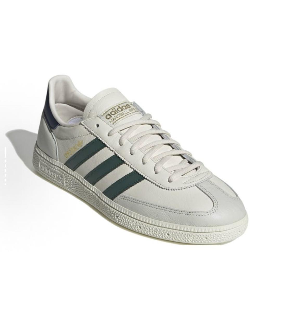 ADIDAS Бежевые кожаные низкие кроссовки / кеды, фото 4